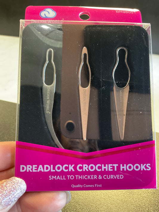 Dream World Dreadlock Crochet Hooks (3 pc)