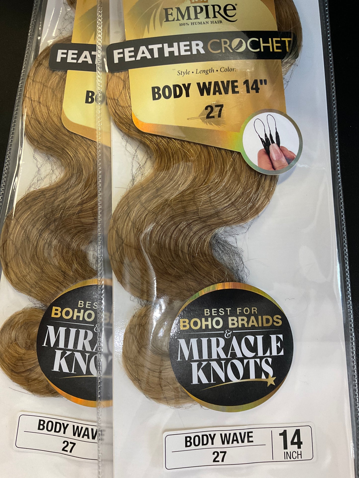 Empire Human Feather Crochet