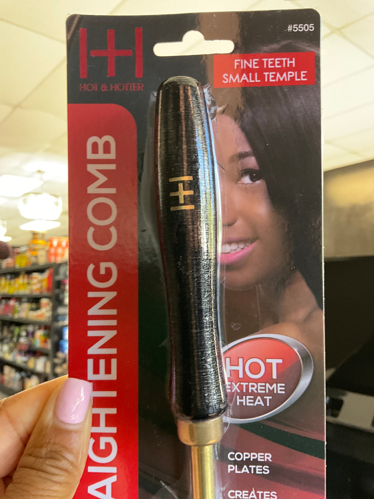 Hot & Hotter Straightening Comb