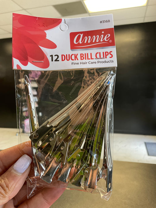 Annie Duck Bill Clips (qty 12)