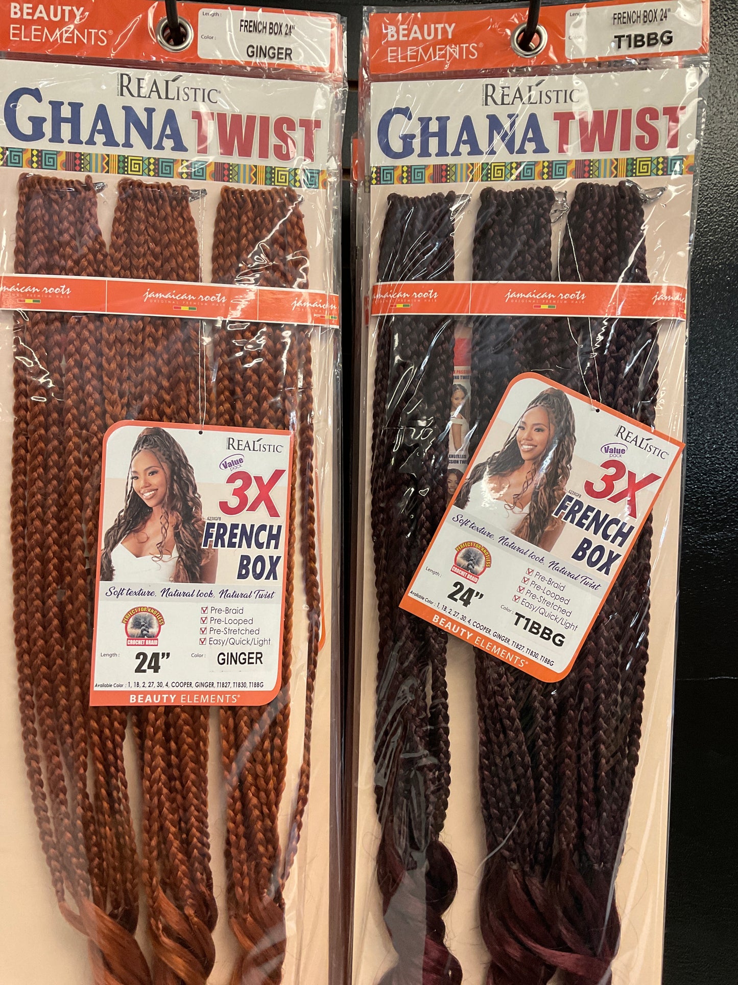 Realistic 3x Ghana Twist French Box