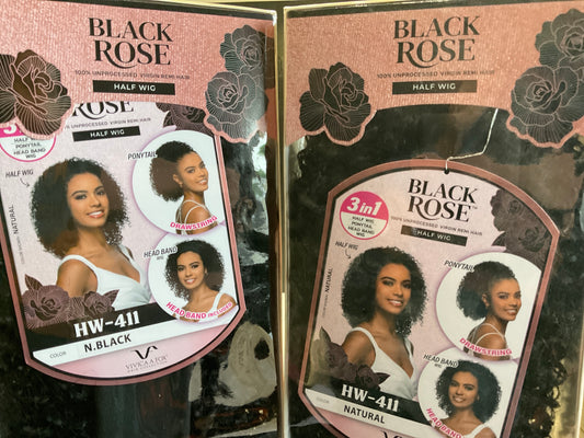 Vivica Fox Black Rose 3-in-1 Half Wig