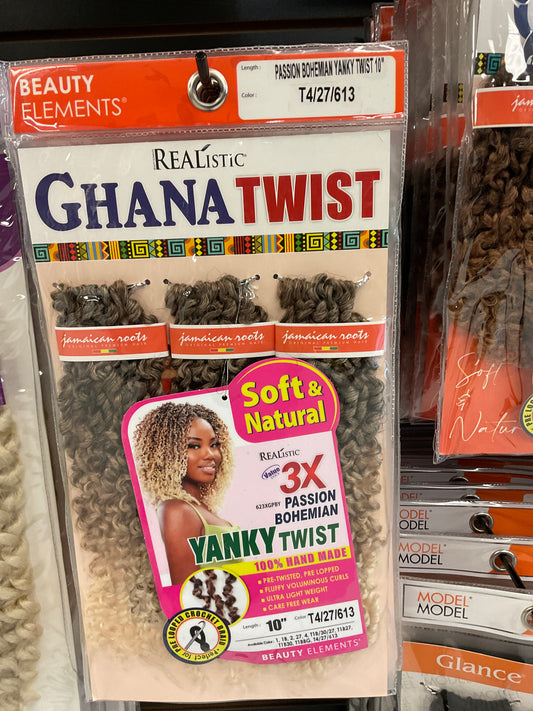 Realistic 3x Ghana Passion Bohemian Yanky Twist