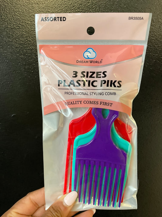 DW 3 Size Plastic Piks