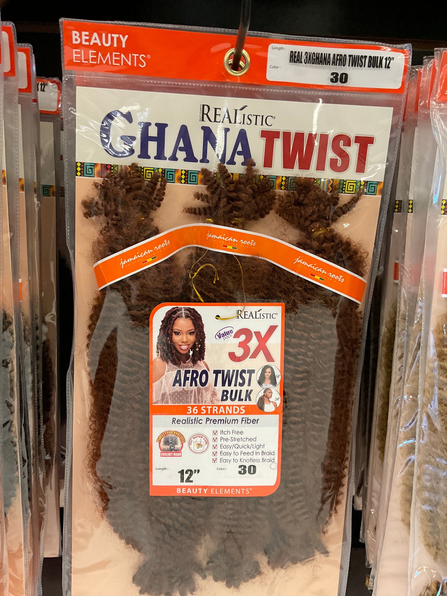 REALISTIC 3X GHANA AFRO TWIST BULK