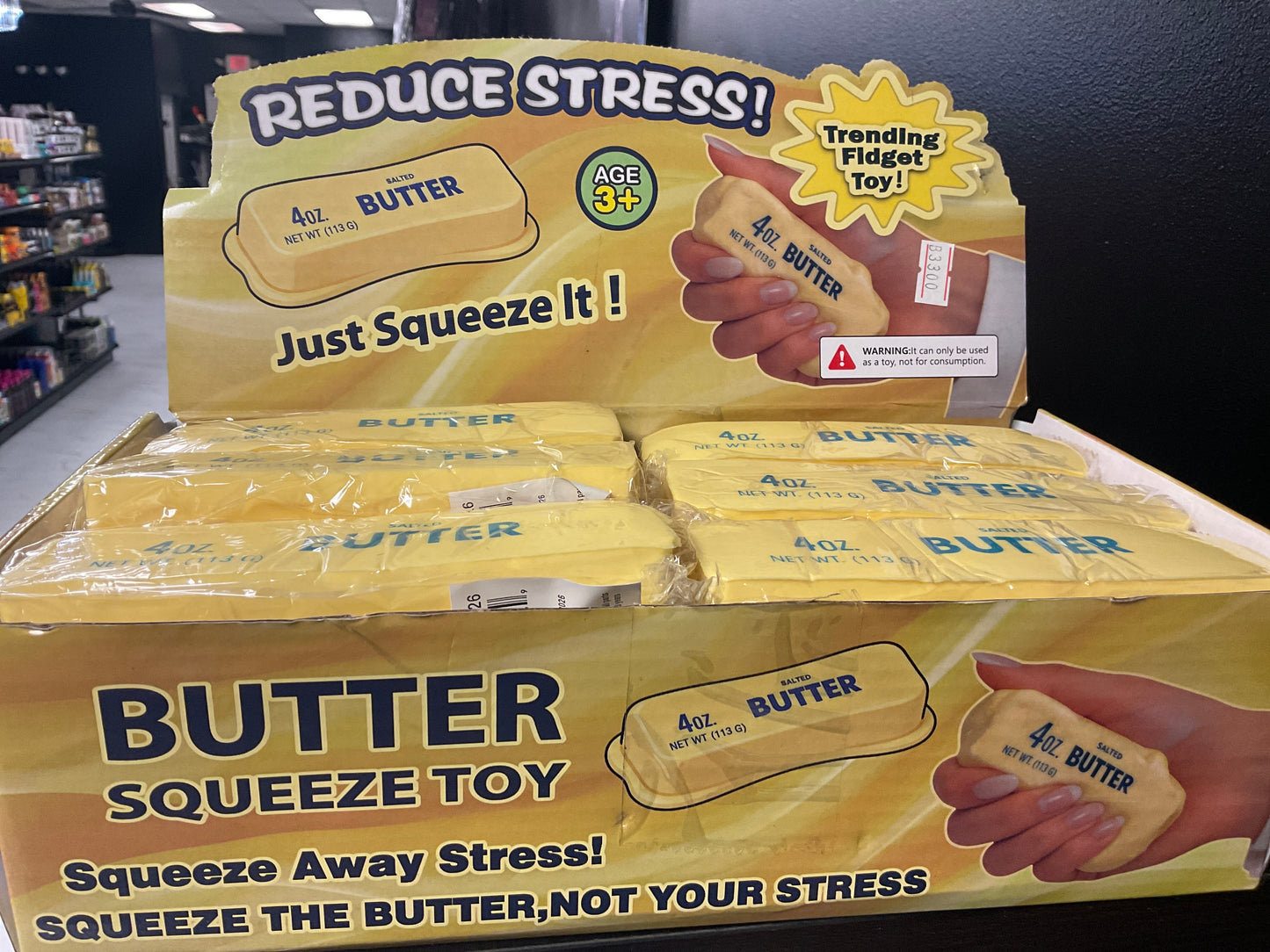 Butter Squishy Toy
