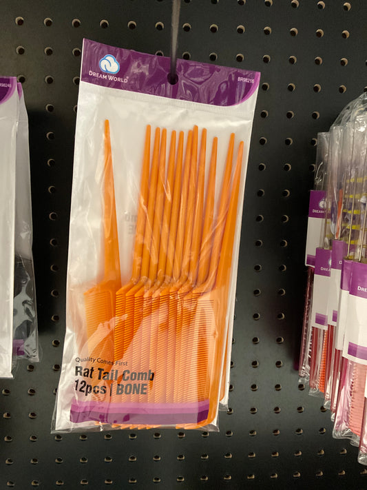 DW Rat Tail Comb (Bone)