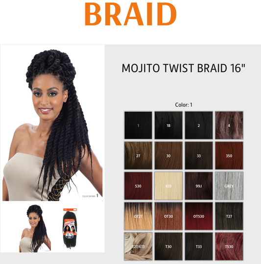 Model Model Mojito Twist Braid 16”